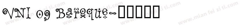 VNI 09 Baroque字体转换